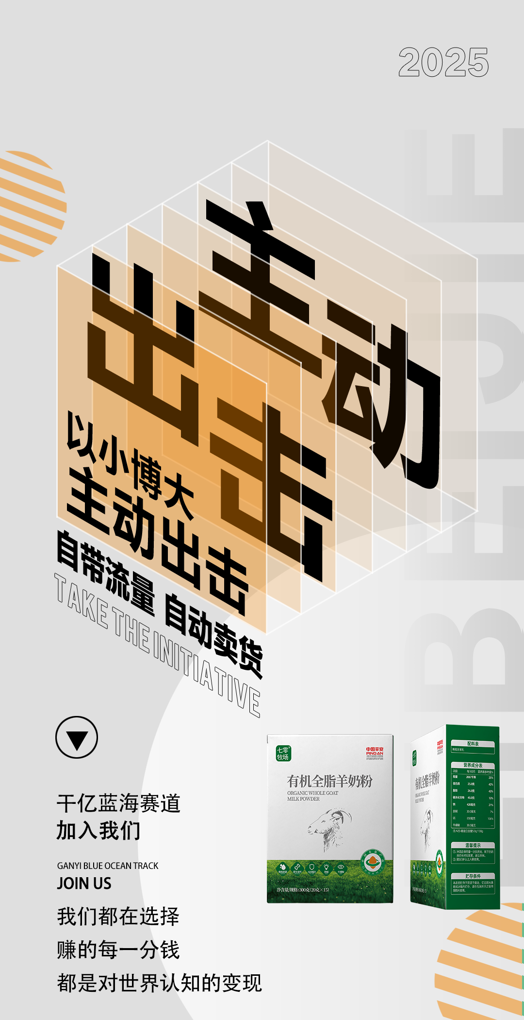 🌿当银发浪潮与健康觉醒相遇， 一杯羊奶正在书写大健康新叙事—— 当行业迈向千亿蓝海， 我们以小分子营 配图