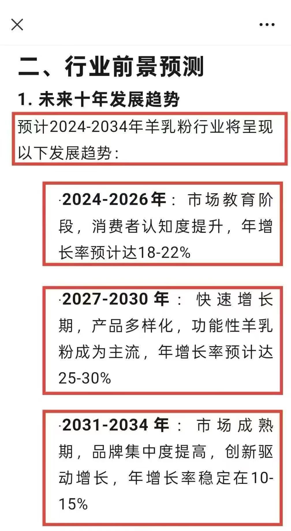 干羊奶的商机、先机‼️‼️ 于王氏 已经领先3-5年 早就走在gong能性羊乳粉的赛道上[跳跳] 首 配图