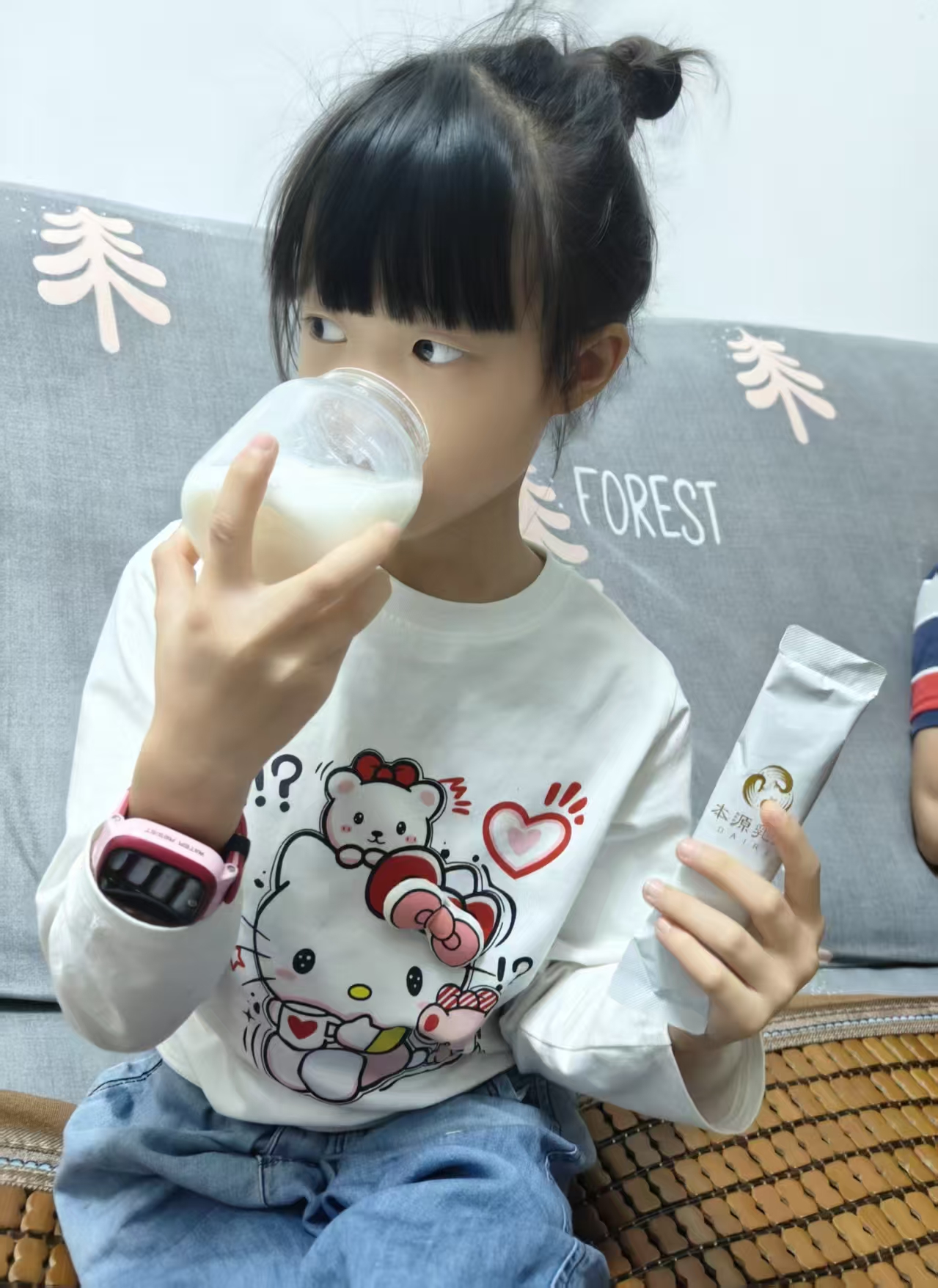 孩子👶🏻们都喜欢喝我们于王氏的.羊奶粉 配图