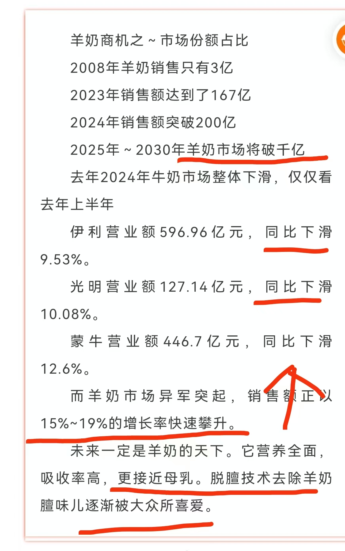 羊奶换牛奶🥛十五五规划好明确[强] 2026大力补贴羊奶产业，牛奶寒性，羊奶温性，羊奶更适合国人体质 配图