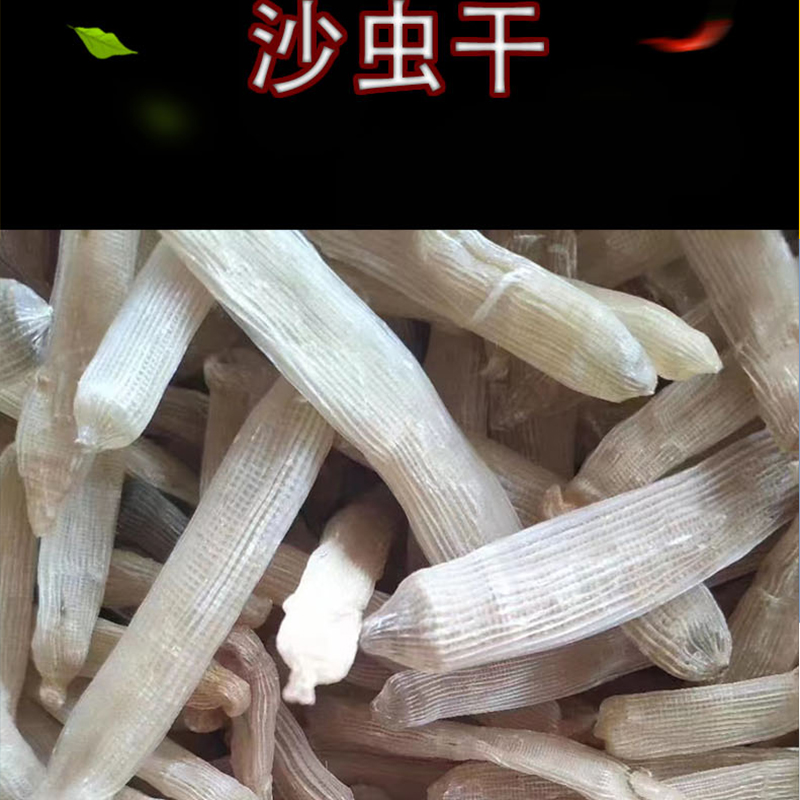 远潮沙虫干湛江特产精品特大号沙虫干货特产海味干货无沙干沙虫