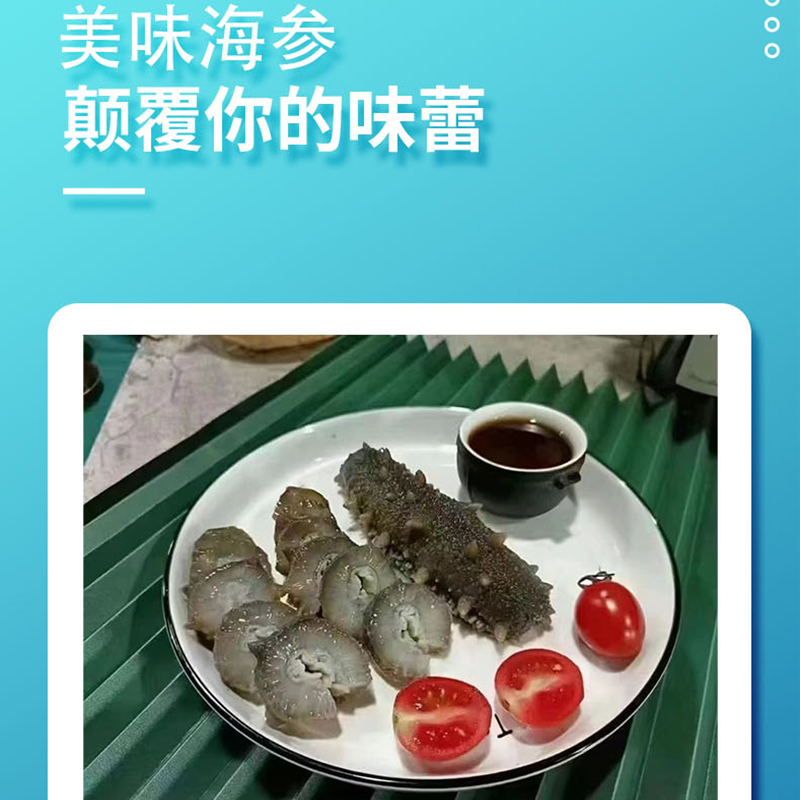 远潮海参湛江特产干海参野生淡干海参干货