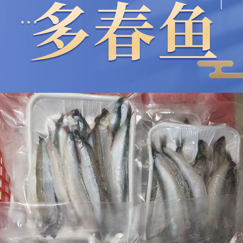 多春鱼干海鱼干淡晒海味干货生鲜鱼类海鲜水产
