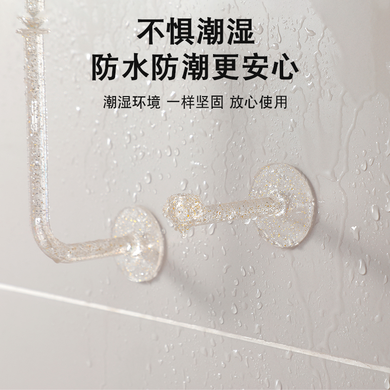 发箍发圈收纳架墙面免打孔壁挂发带头绳首饰展示架壁挂式挂钩