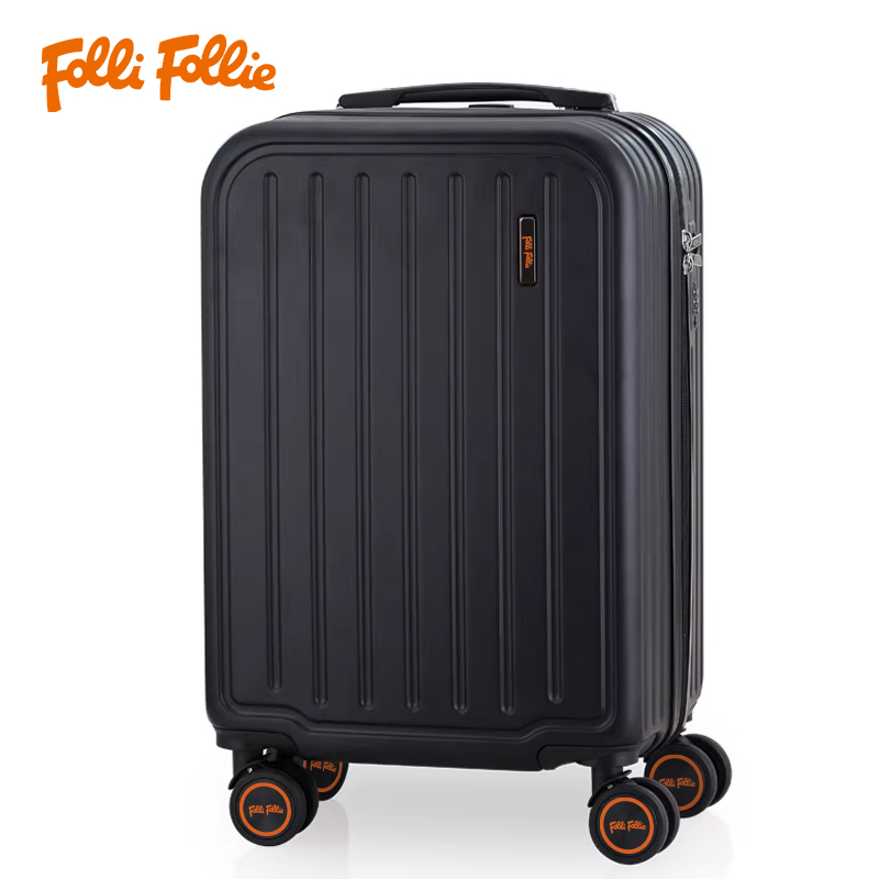 Folli FoFolli Follie轻便时尚竖条纹拉杆箱
