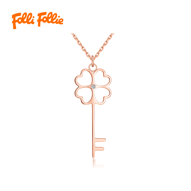 Folli Follie 四叶草钥匙项链