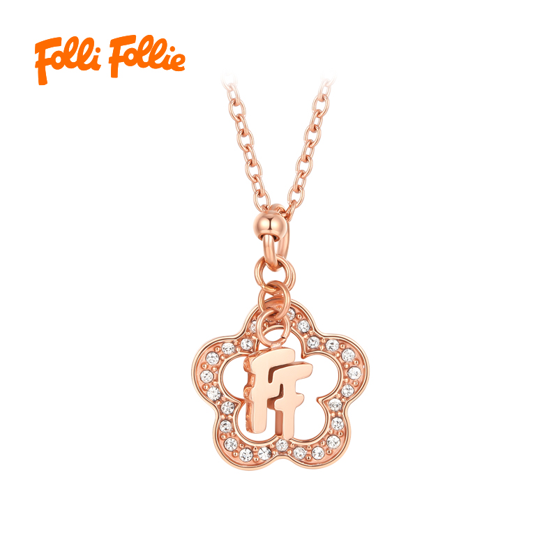 Folli Follie甜美桃花项链