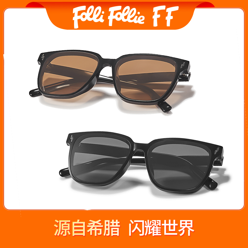Folli Follie经典太阳镜咖色