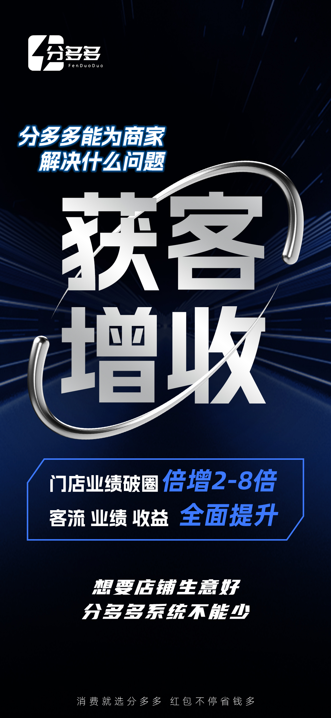 ⭐️分多多⭐️ 让商家、创业者、消费者， 三方受益的平台！ 选择分多多， 选择精彩人生！ 消费就选分 配图