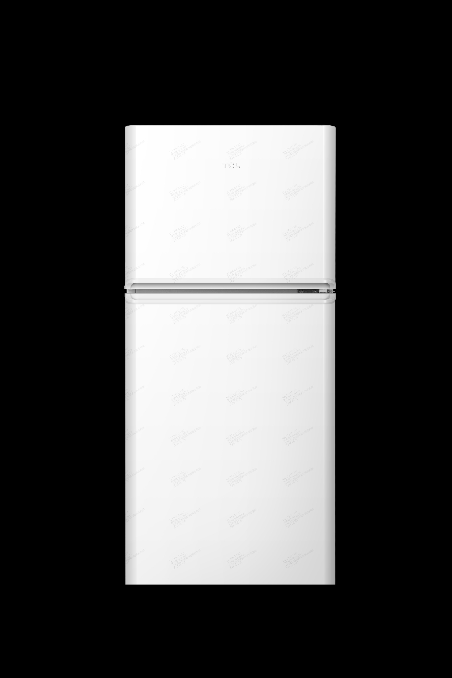 TCL冰箱120L双门家用静音强制制冷小型电冰箱二级能效R120S1G-B