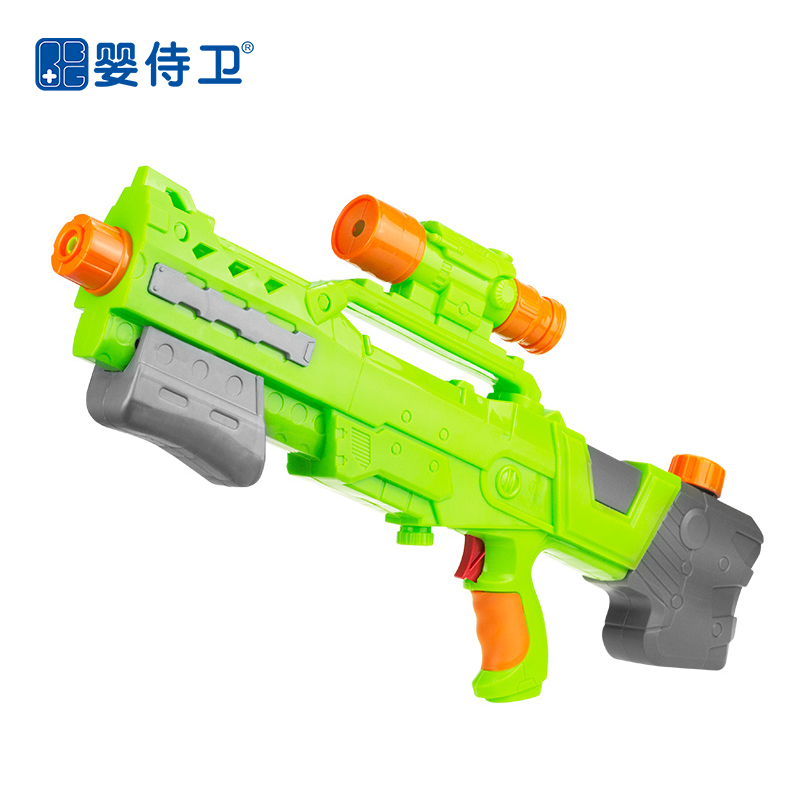 婴侍卫抽拉式水枪戏水玩具按压式呲水玩具沙滩打水仗漂流男女孩宝宝528