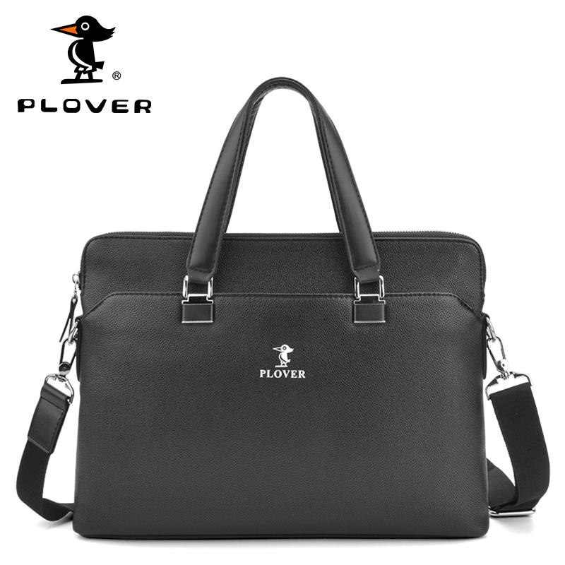 PLOVER香港啄木鸟PU公文包大容量手提包商务电脑包GDGWB031-5A