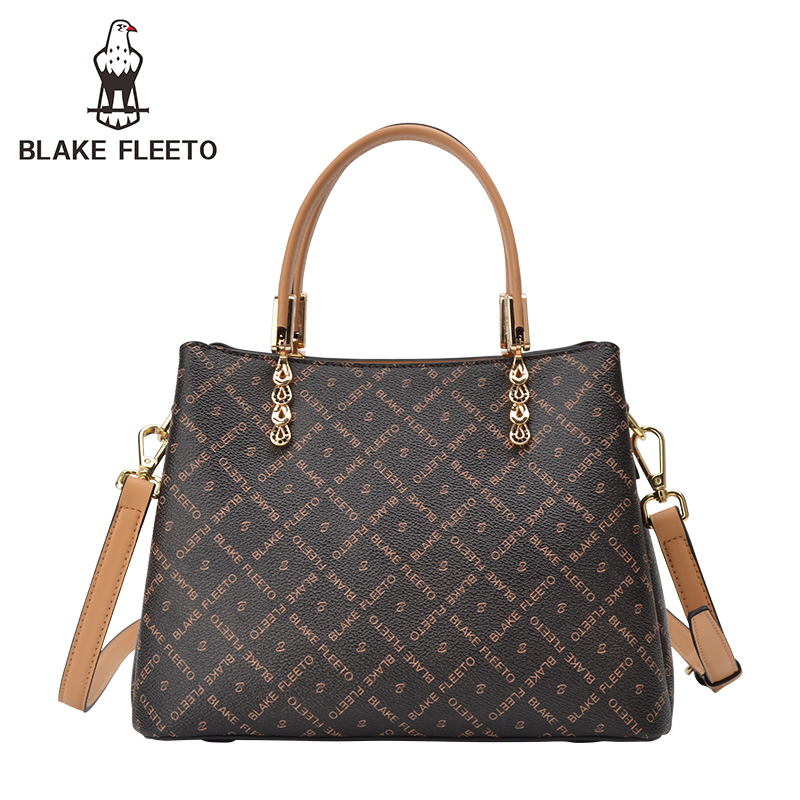 BLAKE FLEETO香港啄木鸟 旗下高端品牌 手挽斜挎单肩款女包ZMNNB21117-HK