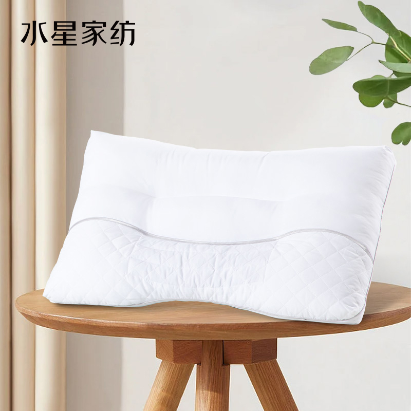  水星家纺闲逸决明子抗菌枕枕头深睡护颈优选草本枕芯家用宿舍