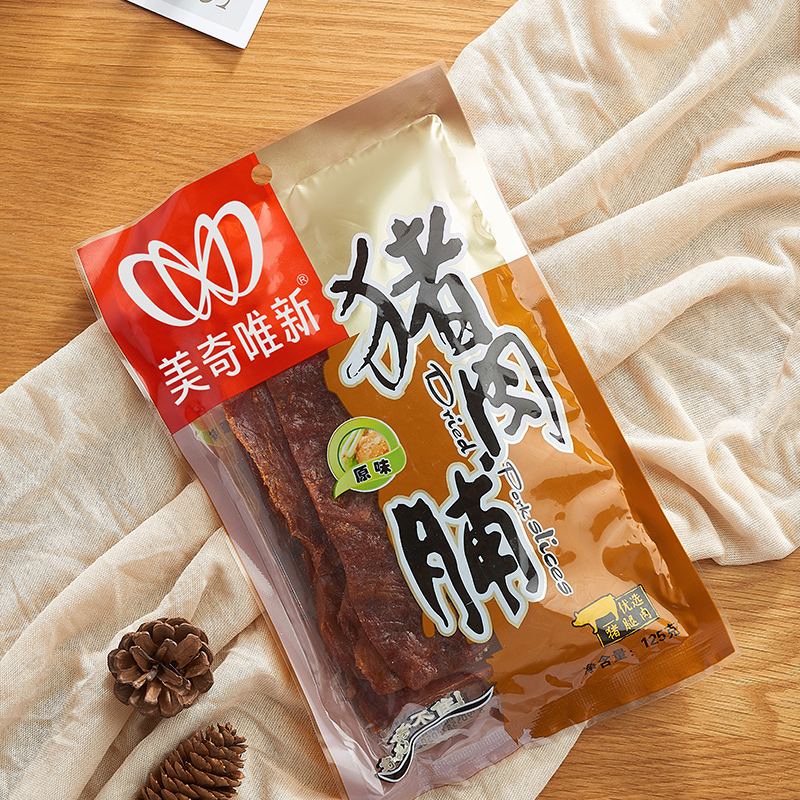 美奇唯新猪肉脯原切味美零食手撕肉脯肉干休闲小吃零食批发