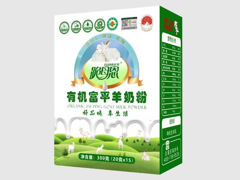 跪母恩有机100%纯羊奶粉300g盒   原料只有有机纯生羊乳  有机追溯：三重有机认证，全产业链可追溯