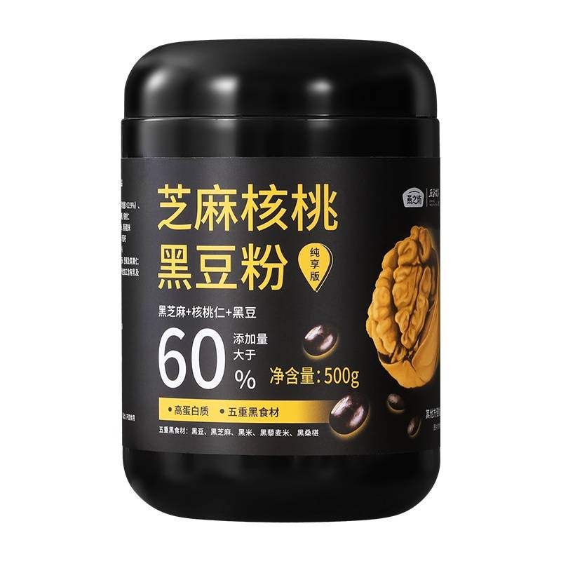 燕之坊芝麻核桃黑豆粉500g*罐