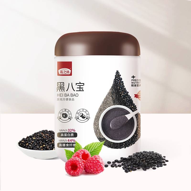 燕之坊黑八宝禅食450g*罐