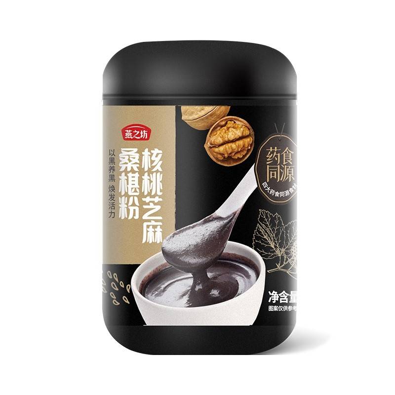 燕之坊 核桃芝麻桑葚粉500g/罐