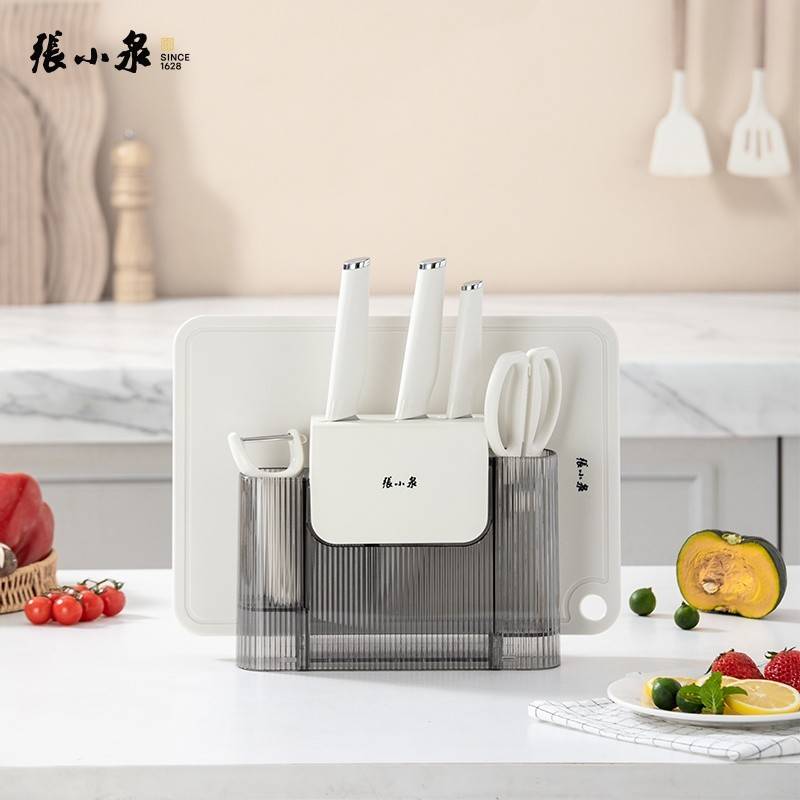 张小泉  皓锦系列套装刀具七件套D300081