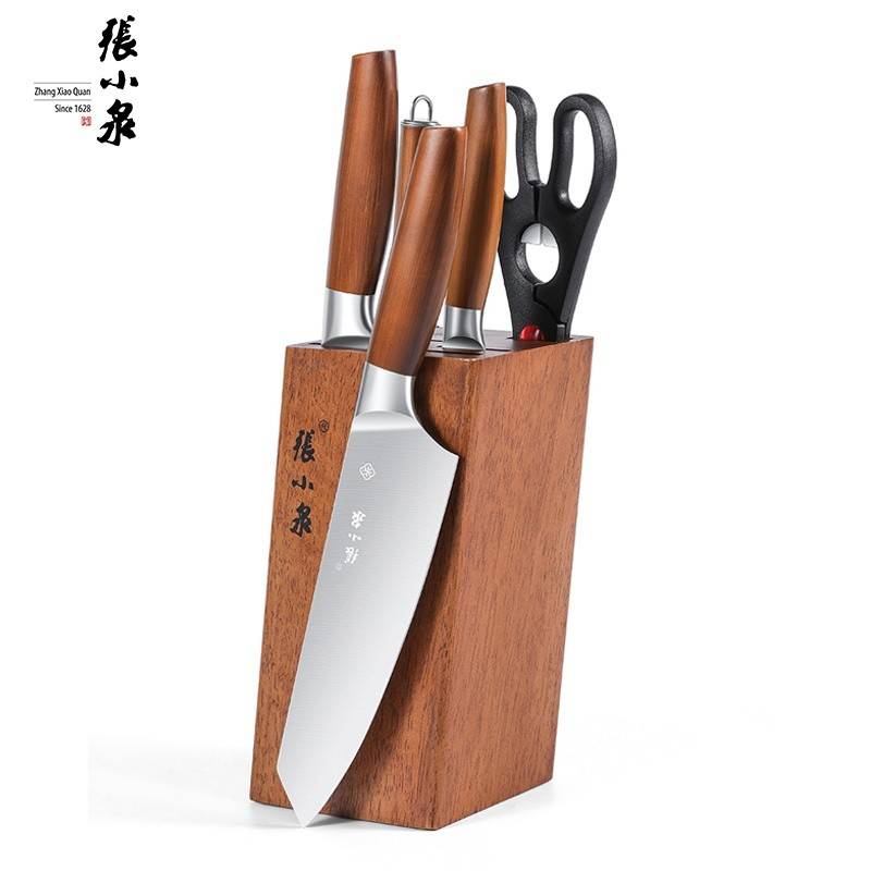 张小泉  雅木系列套装刀具六件套D300151
