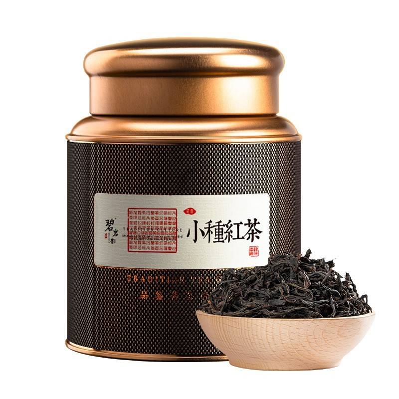 碧岩韵茶黑罐小种红茶250g礼袋装HGXZHC250