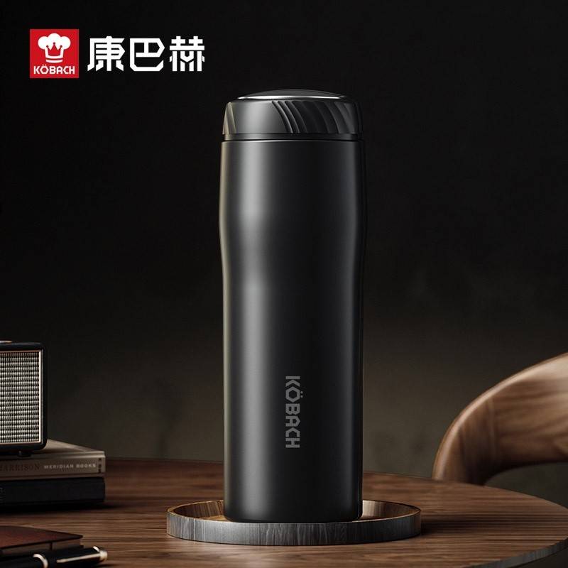 康巴赫经典系列曲纹盖保温杯LPB46B01