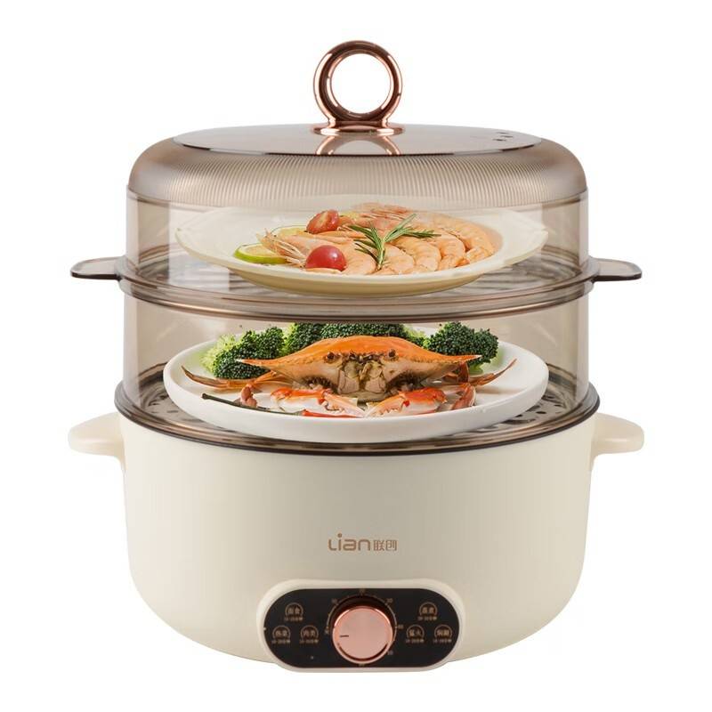 联创多功能电蒸锅DF-BL9028M1.食品级PCPP 塑料卫生安全