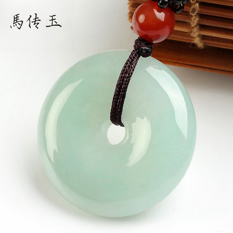 馬传玉 翡翠平安扣精美吊坠MCY005