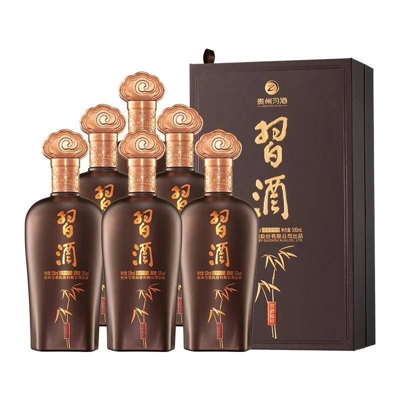 习酒 福禧53度酱香型白酒 500ml*6瓶 整箱