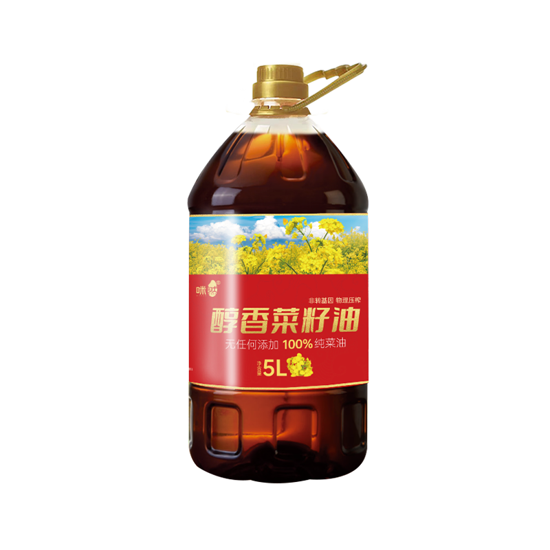 咪然非转醇香菜籽油5L