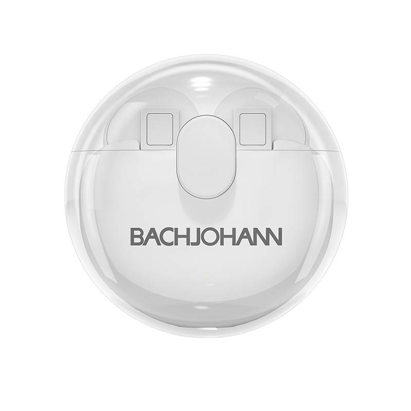 bach johann 德国巴赫T1智能降噪真无线蓝牙耳机运动蓝牙5.3适用于华为苹果平板等蓝牙通用 白色