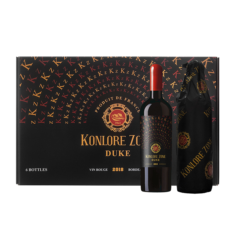 康乐庄园杜克干红葡萄酒 彩箱款 750ml*6瓶