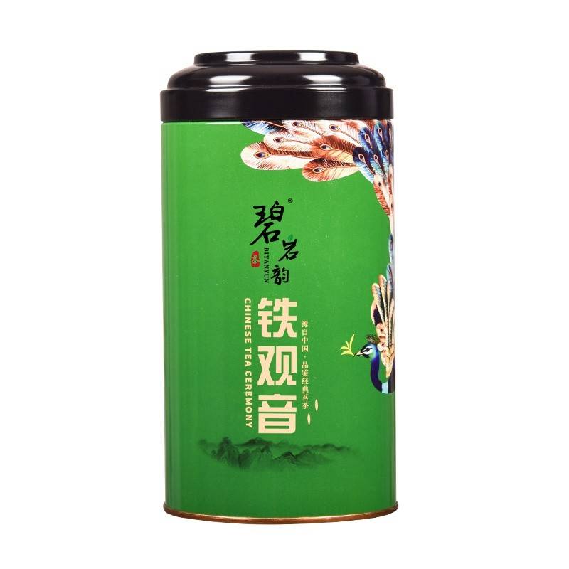 碧岩韵茶孔雀绿罐铁观音250gKQGY250