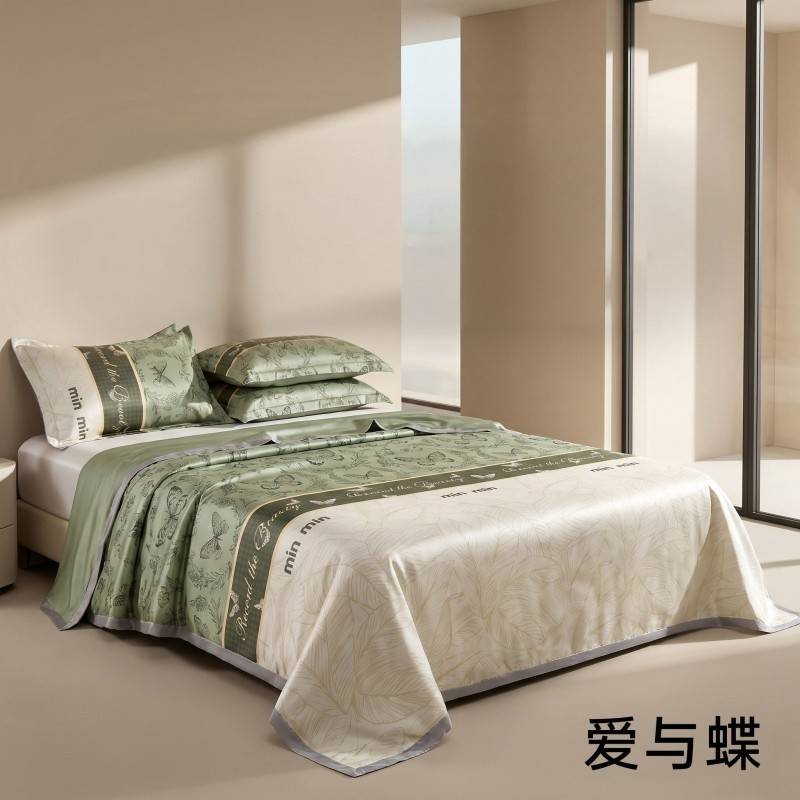 Hllton Meiju(希尔顿美居)凉感斜纹冰丝凉席轻奢高密大版三件套 -HL-1309