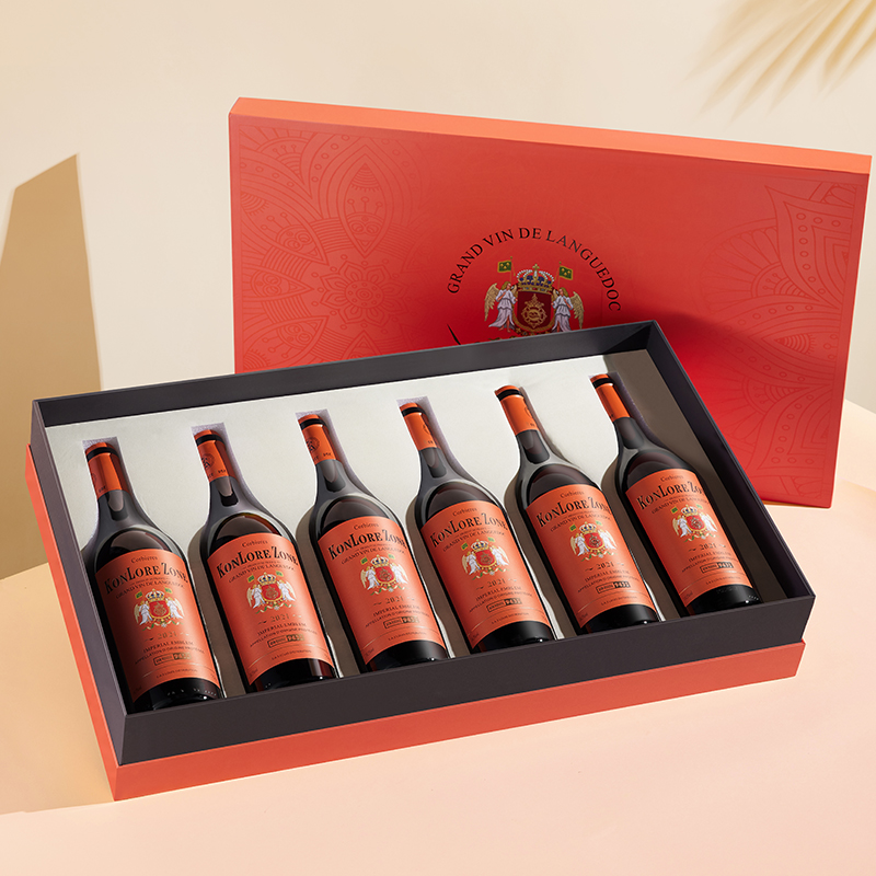 康乐庄园皇家干红葡萄酒礼盒装 750ml*6瓶