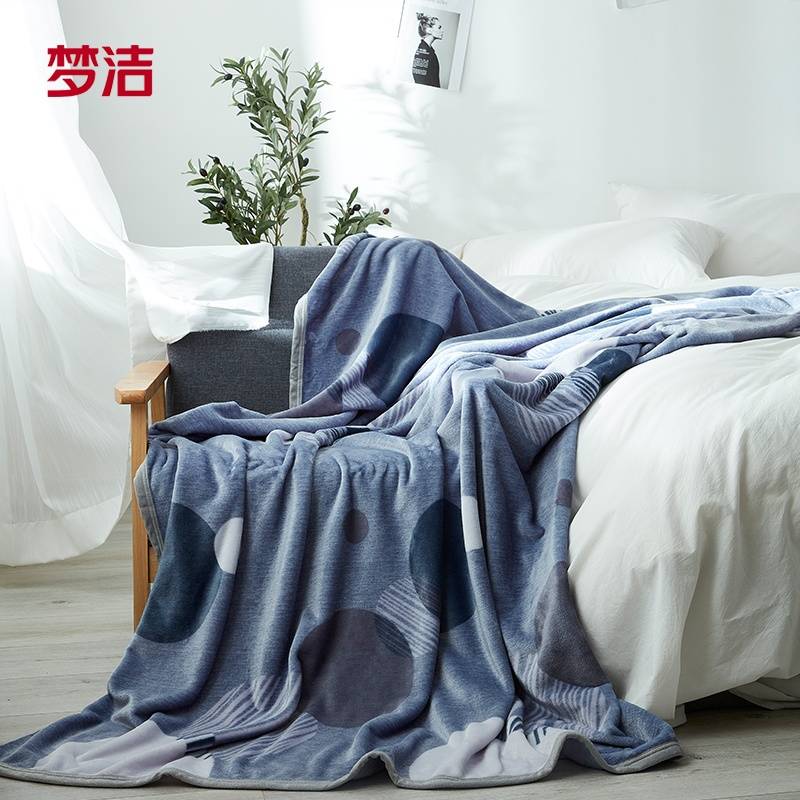 梦洁贝加尔湖畔 法兰绒毯