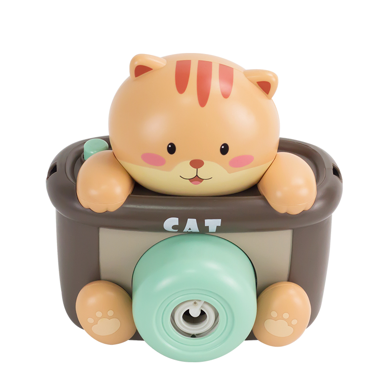 婴侍卫 Q萌猫咪泡泡相机 儿童电动玩具 BD720