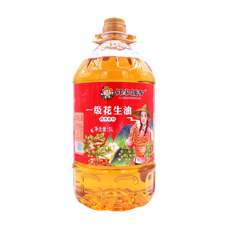 邻家饭香 物理压榨一级浓香花生油 精粹系列 5L/桶 YF186