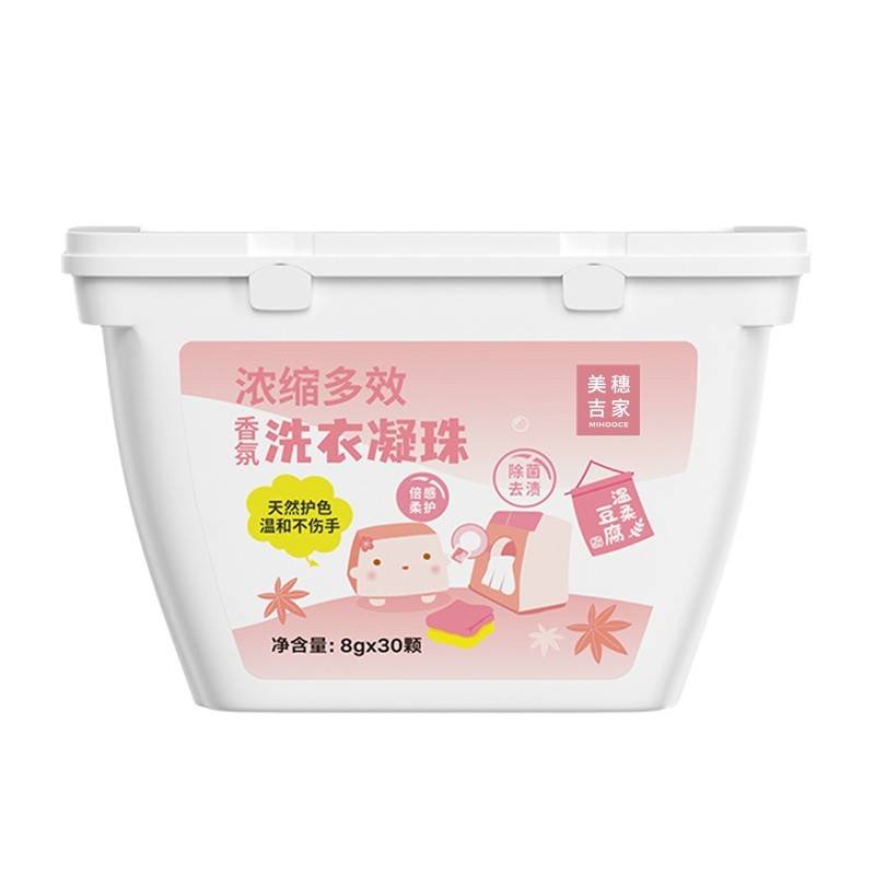 美穗吉家 浓缩多效 香氛洗衣凝珠30颗240g  81068