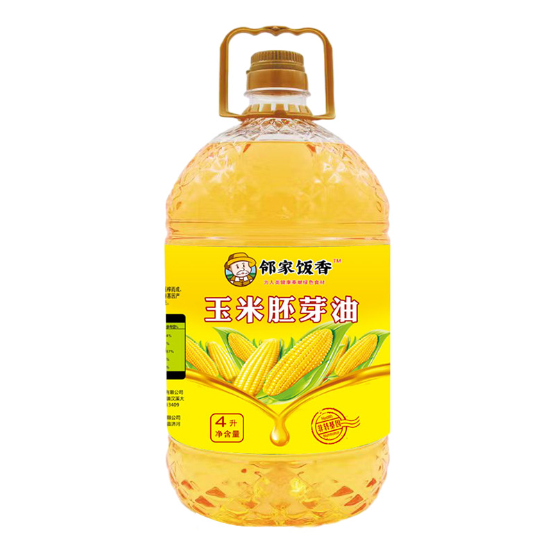 邻家饭香 非转基因 物理压榨一级玉米胚芽油 4L/桶 LJFX129
