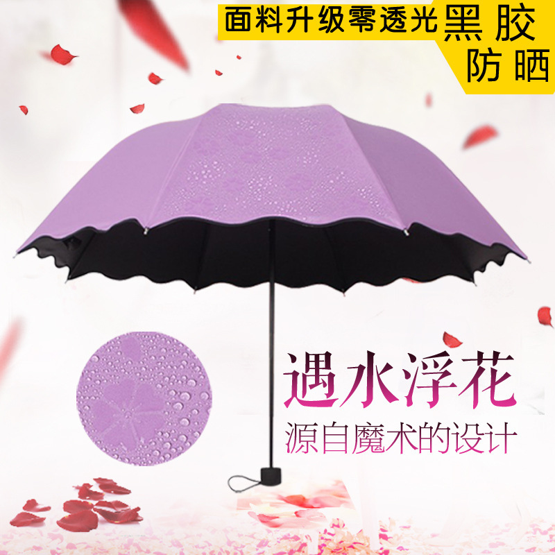 梓延严选 8骨遇水开花晴雨两用伞（手动款）