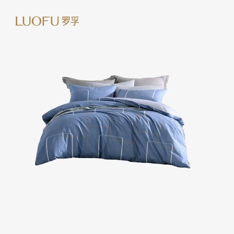 罗莱出品 罗孚简•绅士品格全棉四件套200*230cm