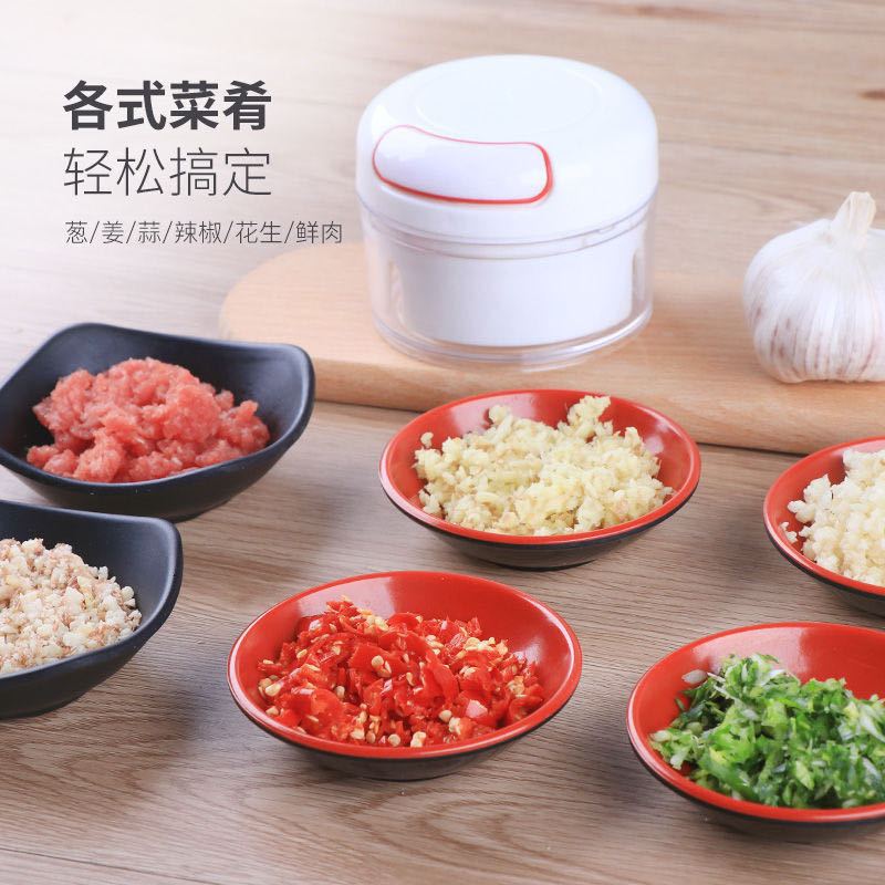 梓延严选 厨房手动快速蒜泥搅碎器