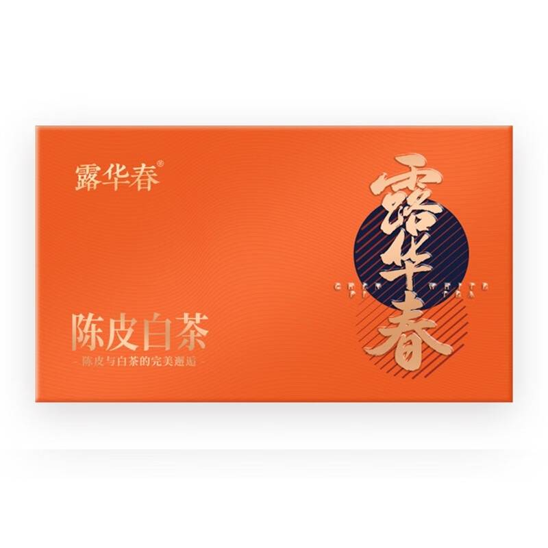 雀牌&露华春茶叶礼盒 陈皮白茶150g