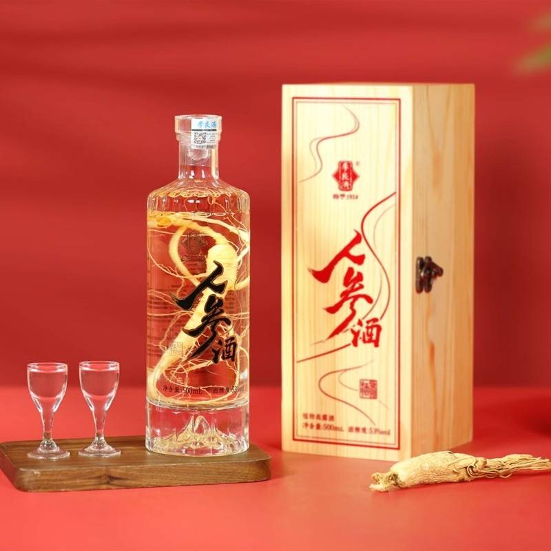 李良济人参酒(酱香）500ml/瓶