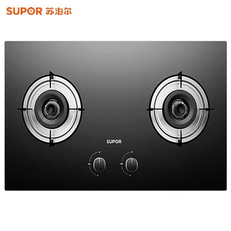 苏泊尔（SUPOR)燃气灶 天然气双灶家用 钢化玻璃嵌入式气灶AB13