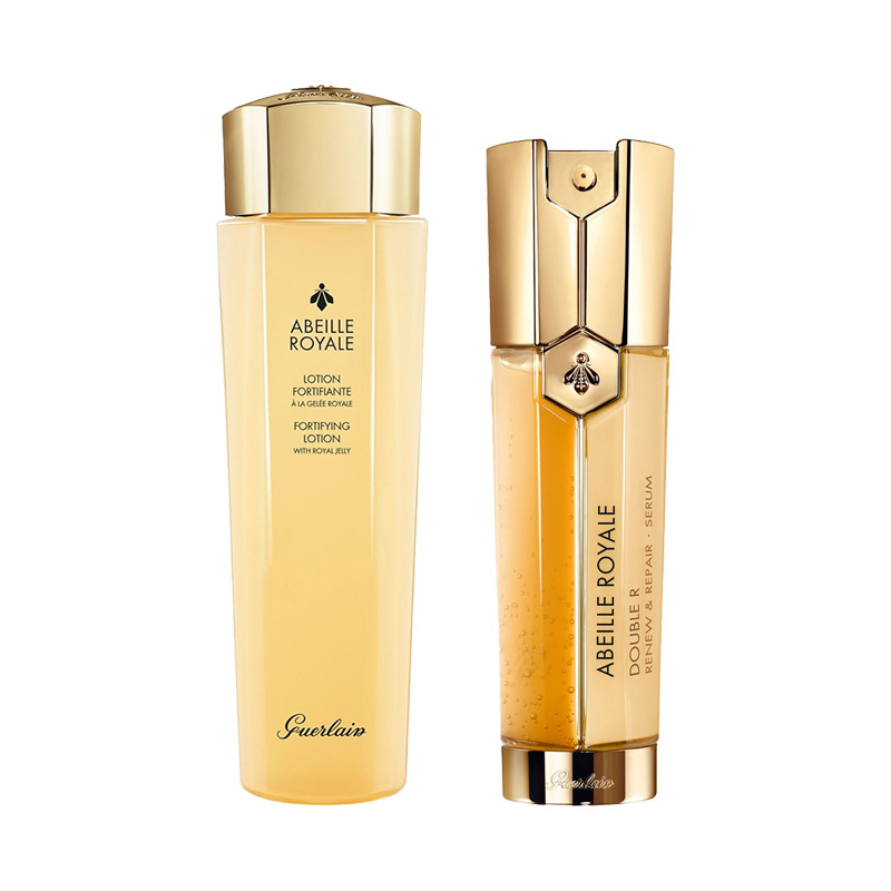 Guerlain/娇兰 帝皇蜂姿柔肤水双管精华组合装 柔肤水150ml+双管精华50ml (GN)