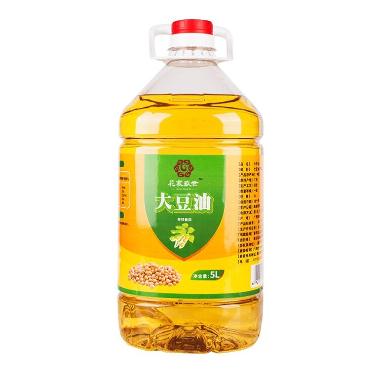 花家盛世 大豆油5L 家用烘焙炒菜用非转基因烹饪