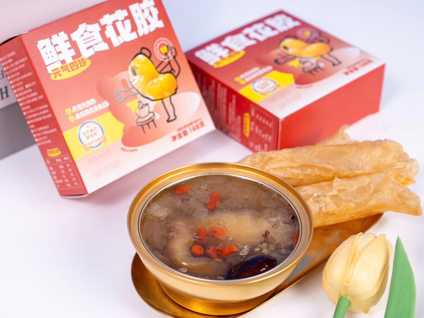 元气四珍鲜食花胶168g